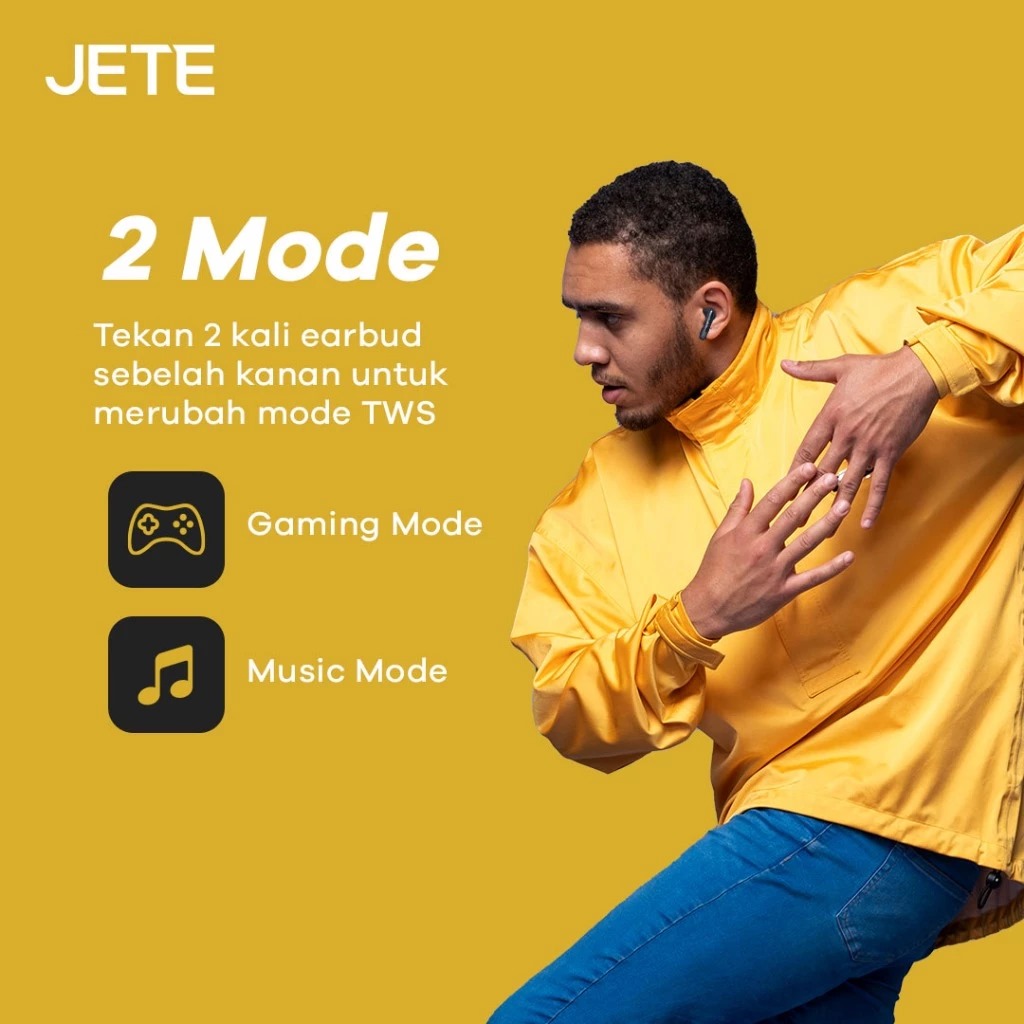 JETE TWS CE7 Series - Black Grey