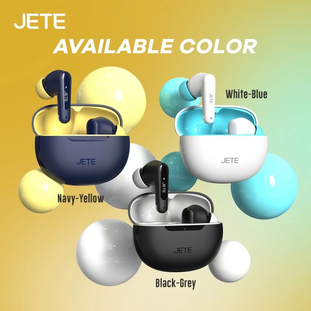 JETE TWS CE7 Series - Navy Yellow