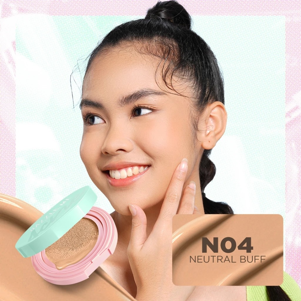 Dazzle Me Acne Armor Flawless Flex Perfection Cushion SPF35 PA+++ 13gr - N04 Neutral Buff