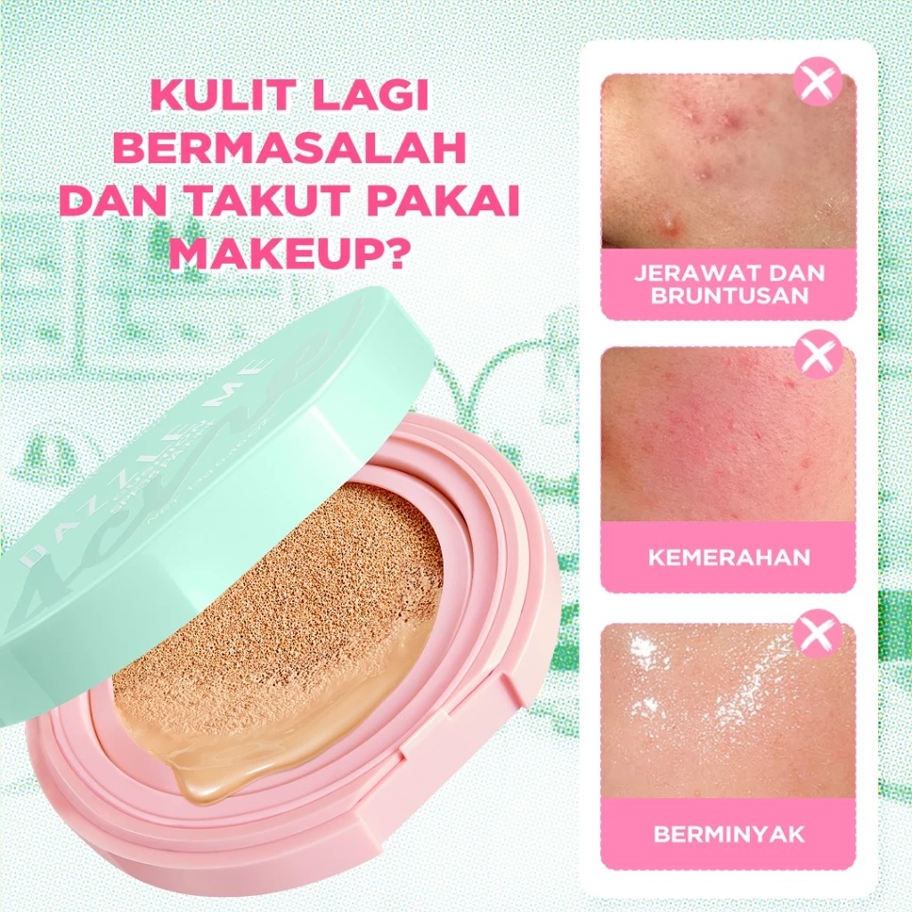 Dazzle Me Acne Armor Flawless Flex Perfection Cushion SPF35 PA+++ 13gr - W05 Meringue