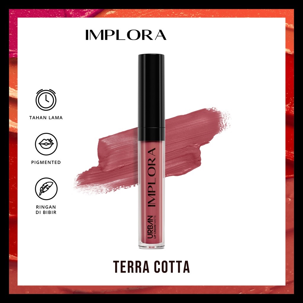Implora Urban Lipcream Matte - 02 Terra Cotta