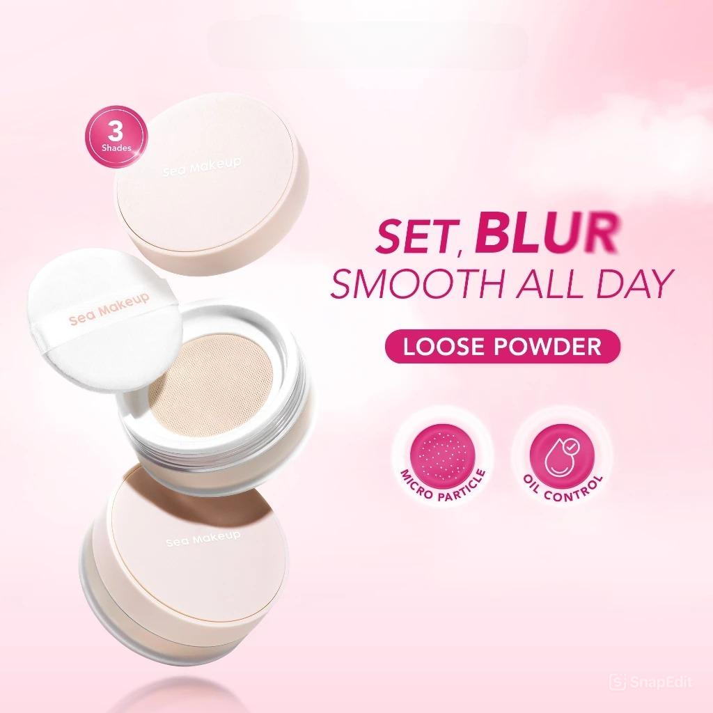 Sea Makeup Acne Blur And Set Loose Powder 12gr - Gingersnap