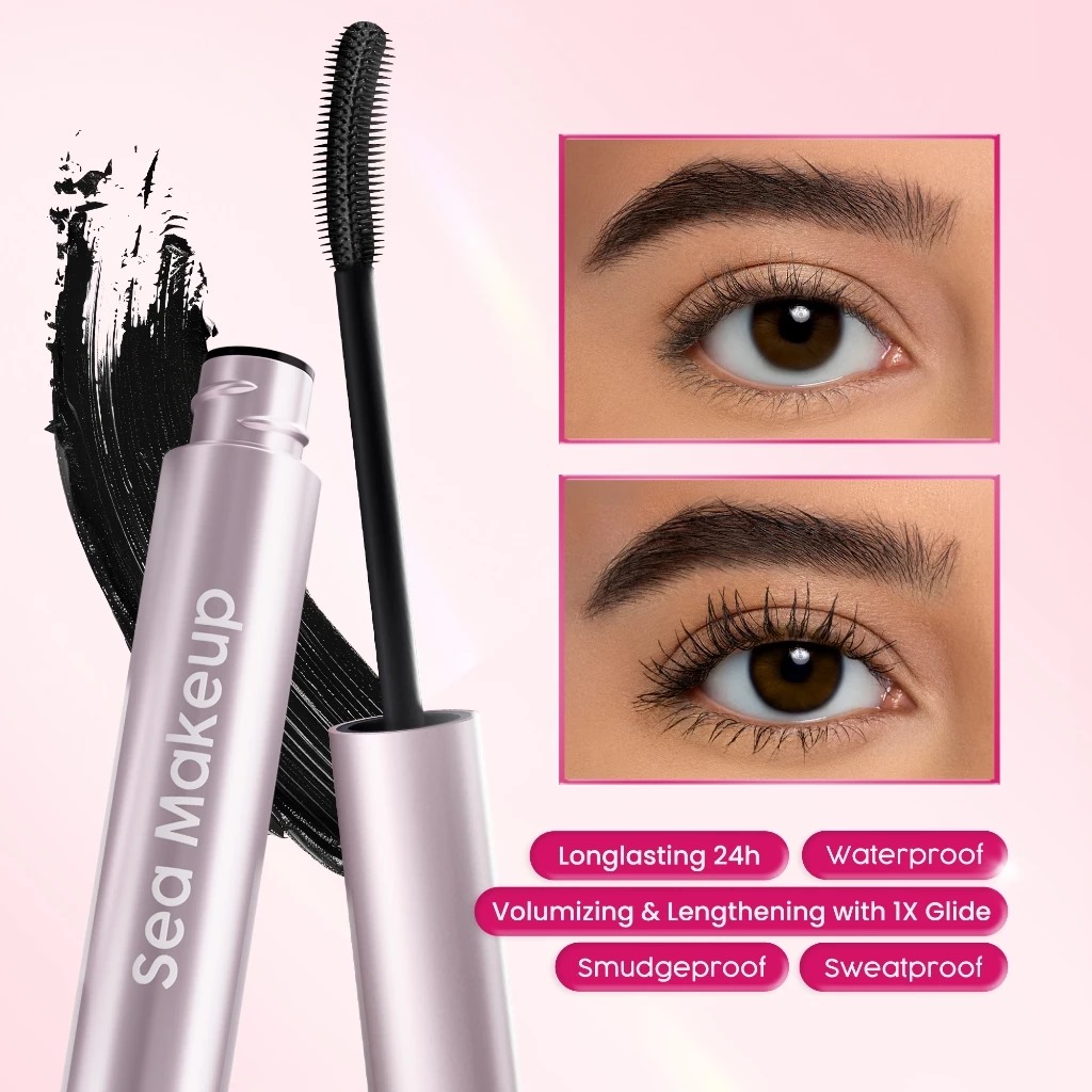 Sea Makeup Heavy Duty Waterproof Mascara 8gr - Obsidian Black