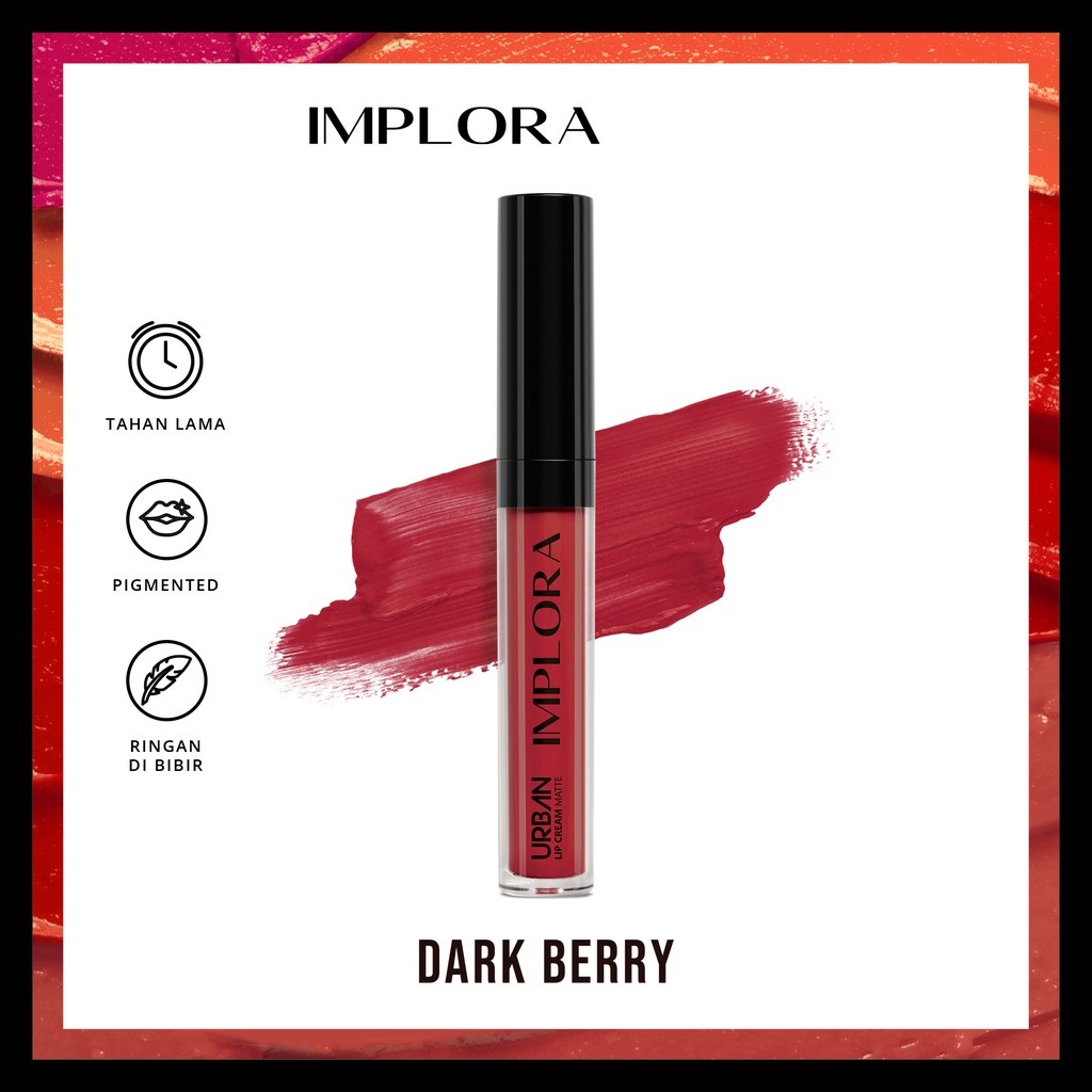 Implora Urban Lipcream Matte - 03 Dark Berry