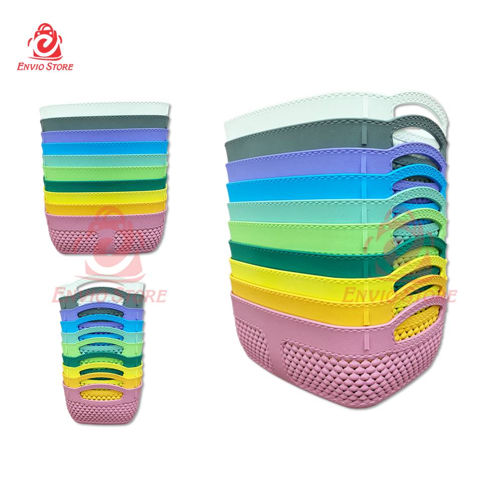 TRI J - Keranjang Plastik Serbaguna 24 x 17 x 9 cm - TOSCA