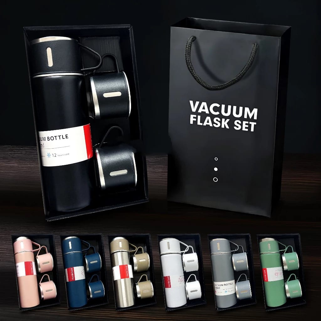 Termos Sultan Vacuum Flask Set 500ml - PUTIH