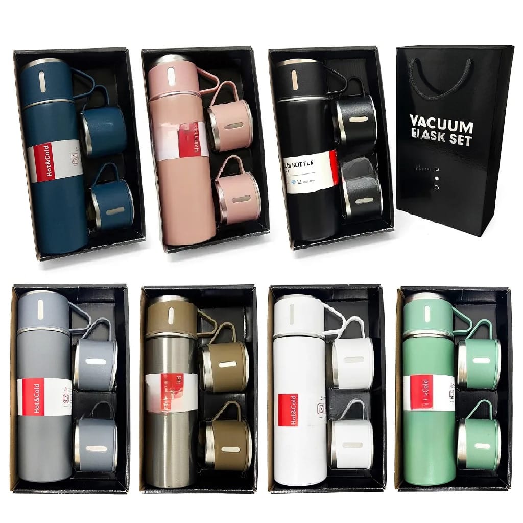 Termos Sultan Vacuum Flask Set 500ml - PUTIH