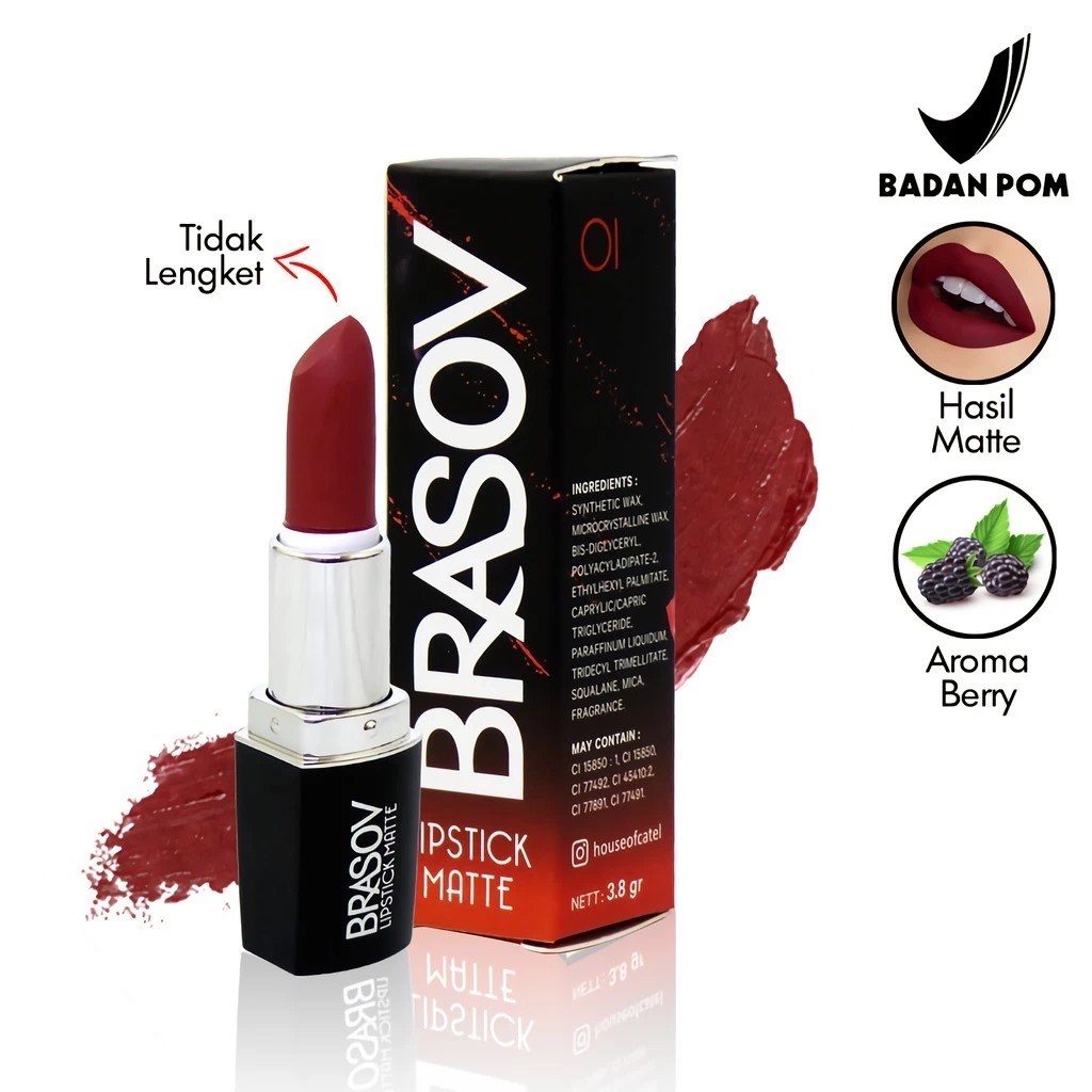 Brasov Lipstick Matte 3.8gr - 04