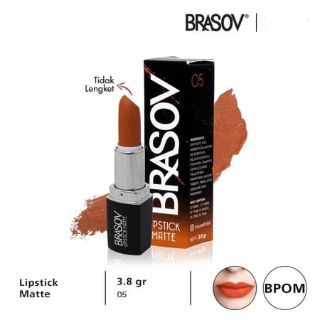 Brasov Lipstick Matte 3.8gr - 05