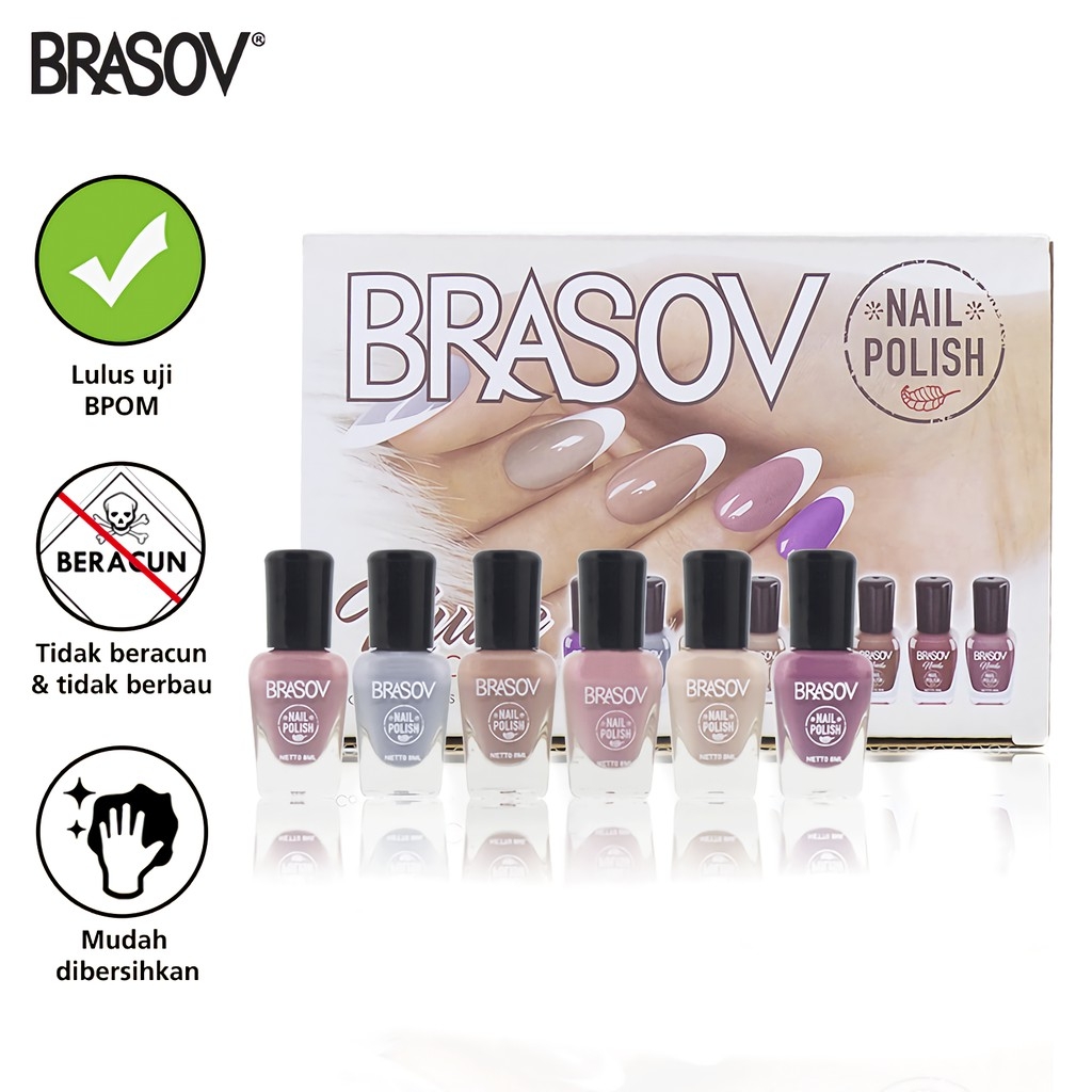 Brasov Nail Polish Nude 8ml (Cat Kuku / Kutek) - 81