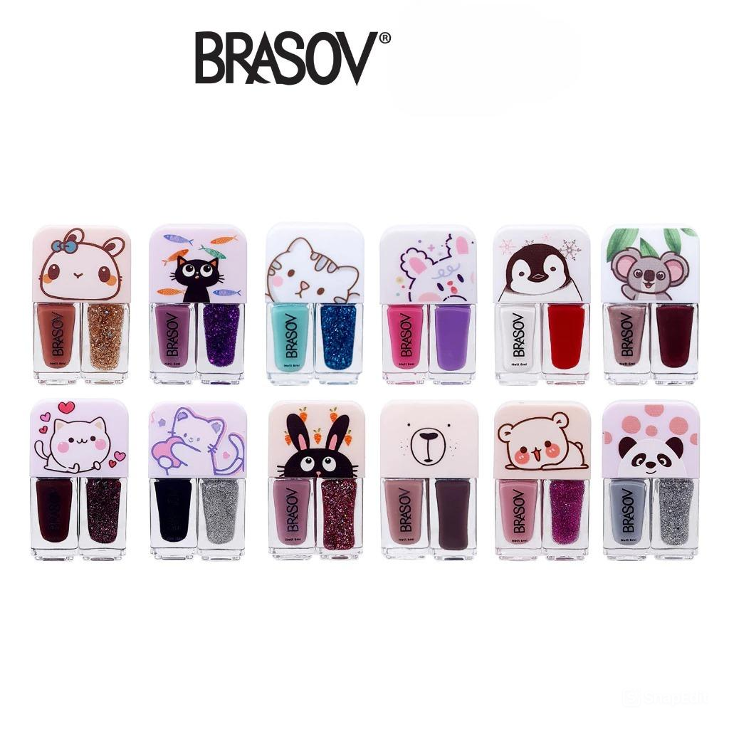 Brasov Nail Polish 2in1 Karakter 23-41 (Cat Kuku / Kutek 2x6ml)