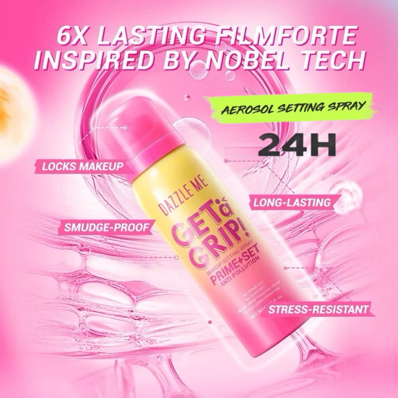 Dazzle Me Get a Grip! Makeup Setting Spray Prime + Set Anti Pollution 50ml