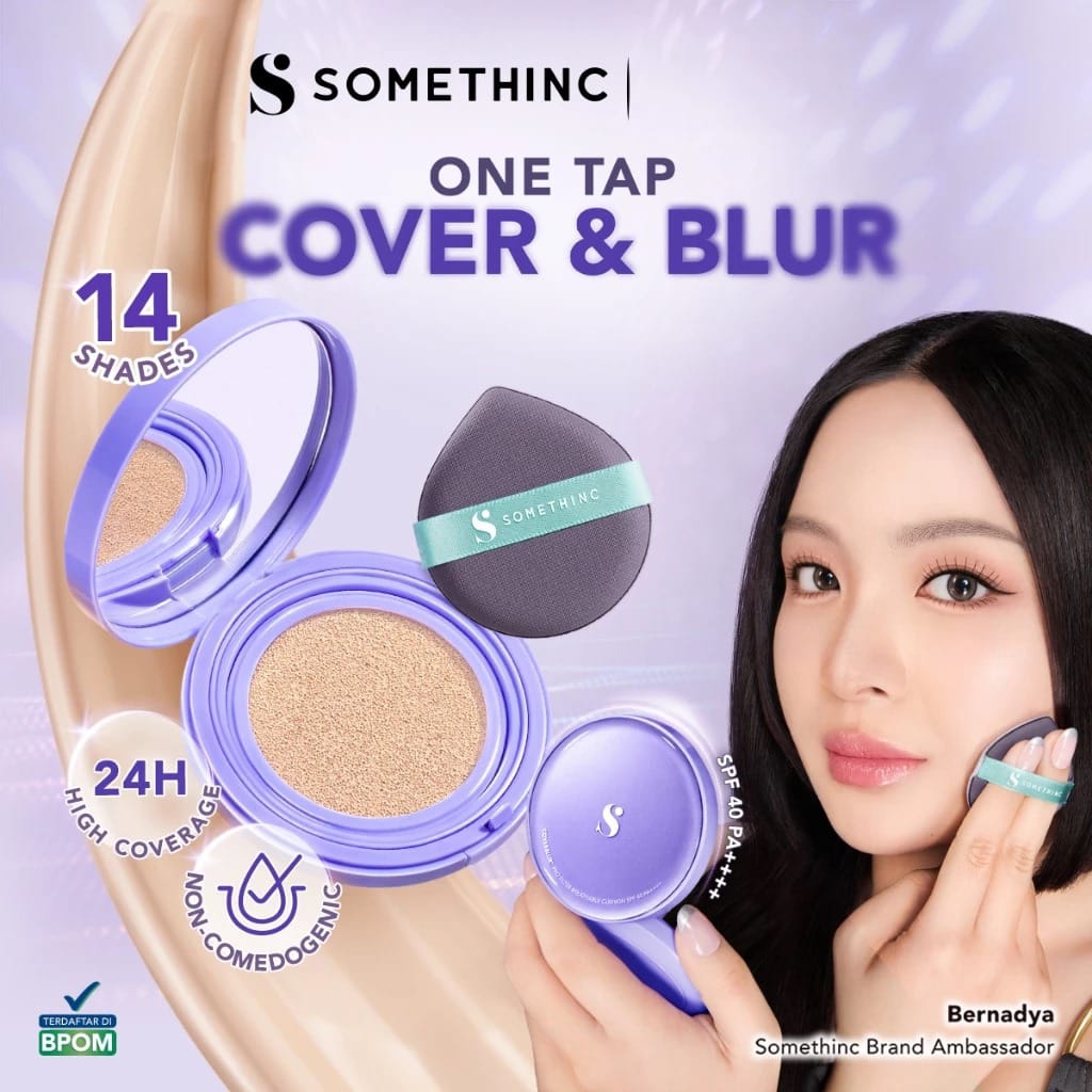 Somethinc Coverblur Pro Filter Breathable Cushion SPF40 PA++++ 12gr - C02 Serene