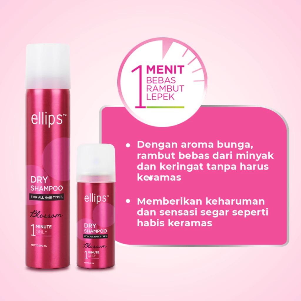 Ellips Dry Shampoo 50ml - Blossom