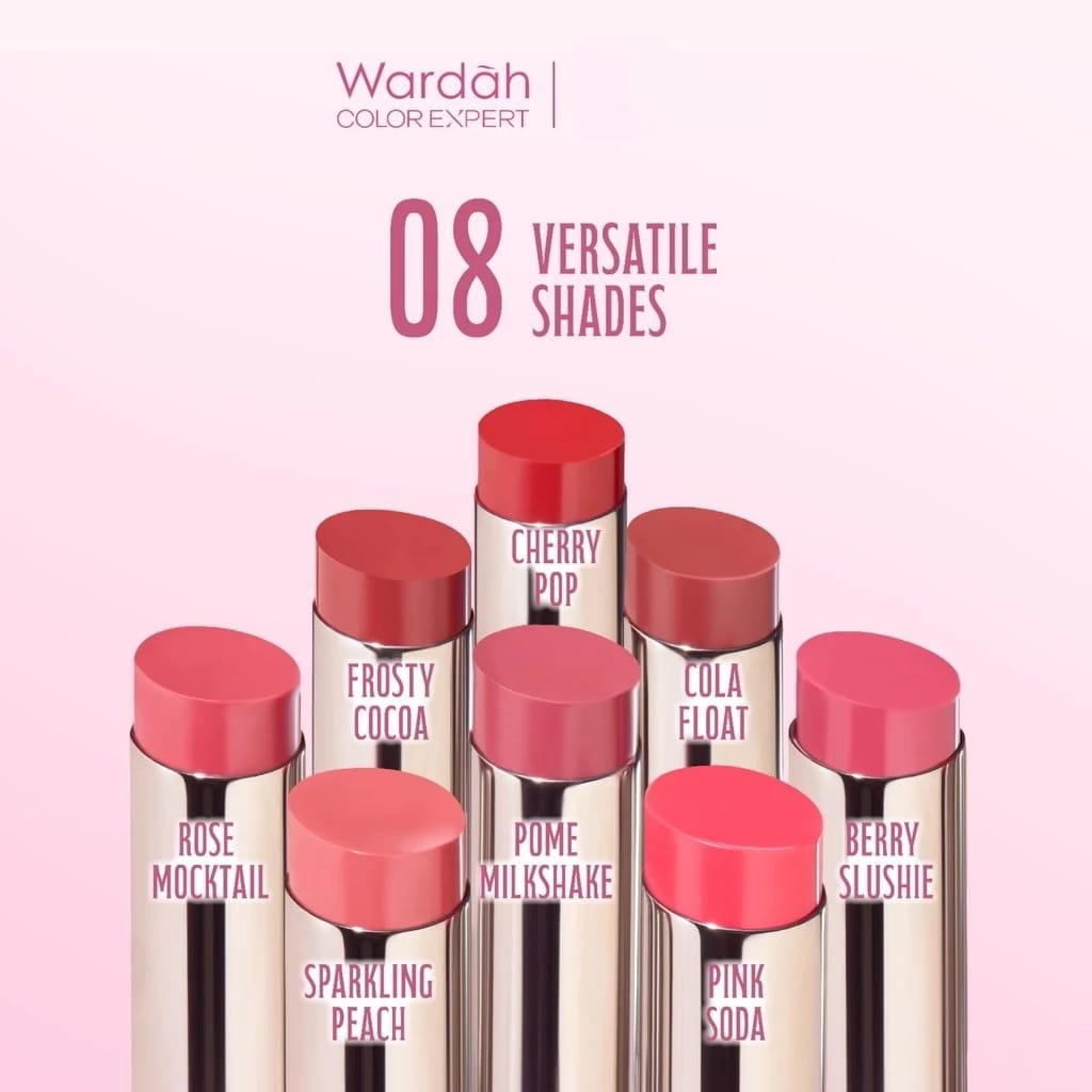 Wardah Glossicle Peptide Balm 3.2gr - 01 Sparkling Peach