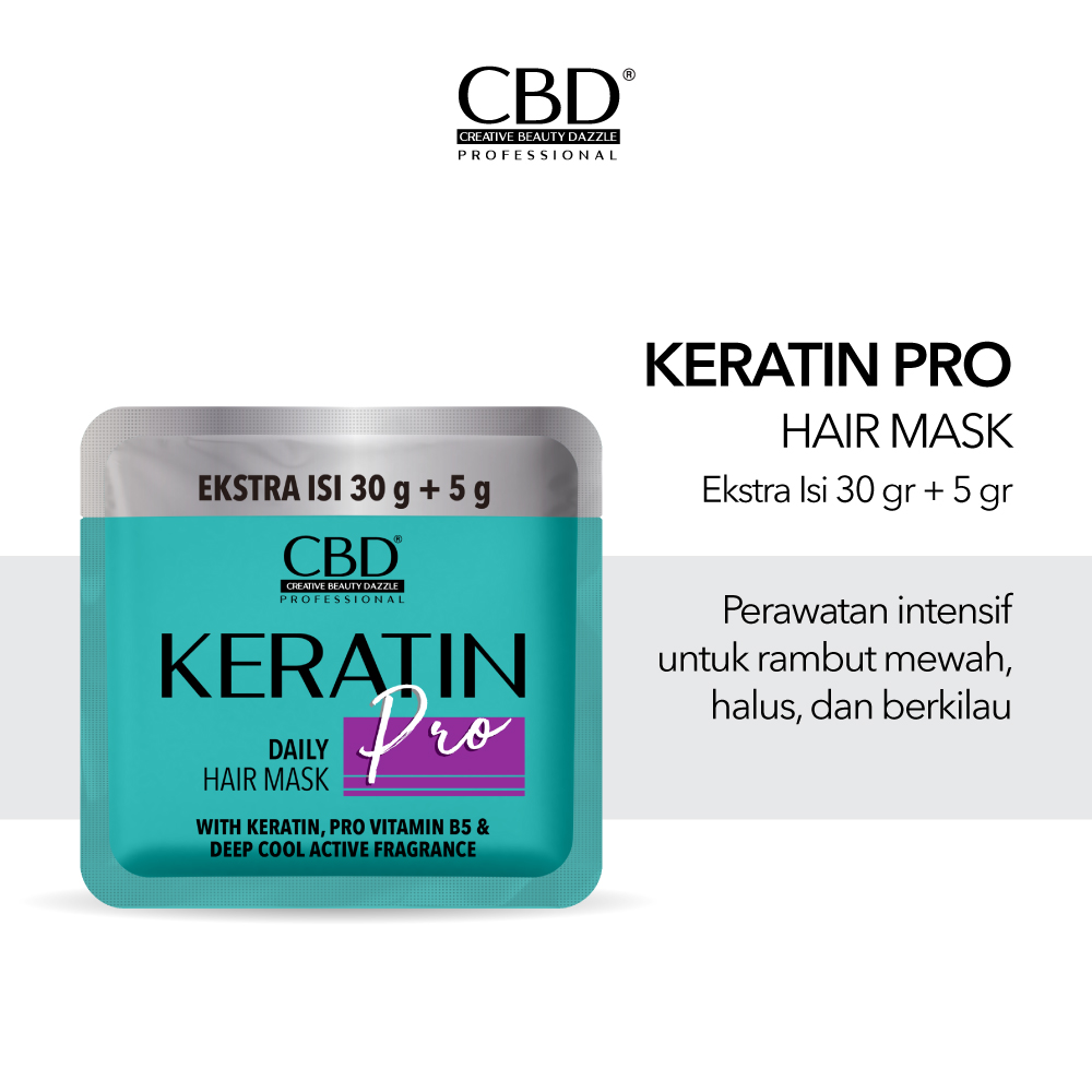 CBD Professional Keratin Pro - Daily Hair Mask Sachet 35gr (30+5)