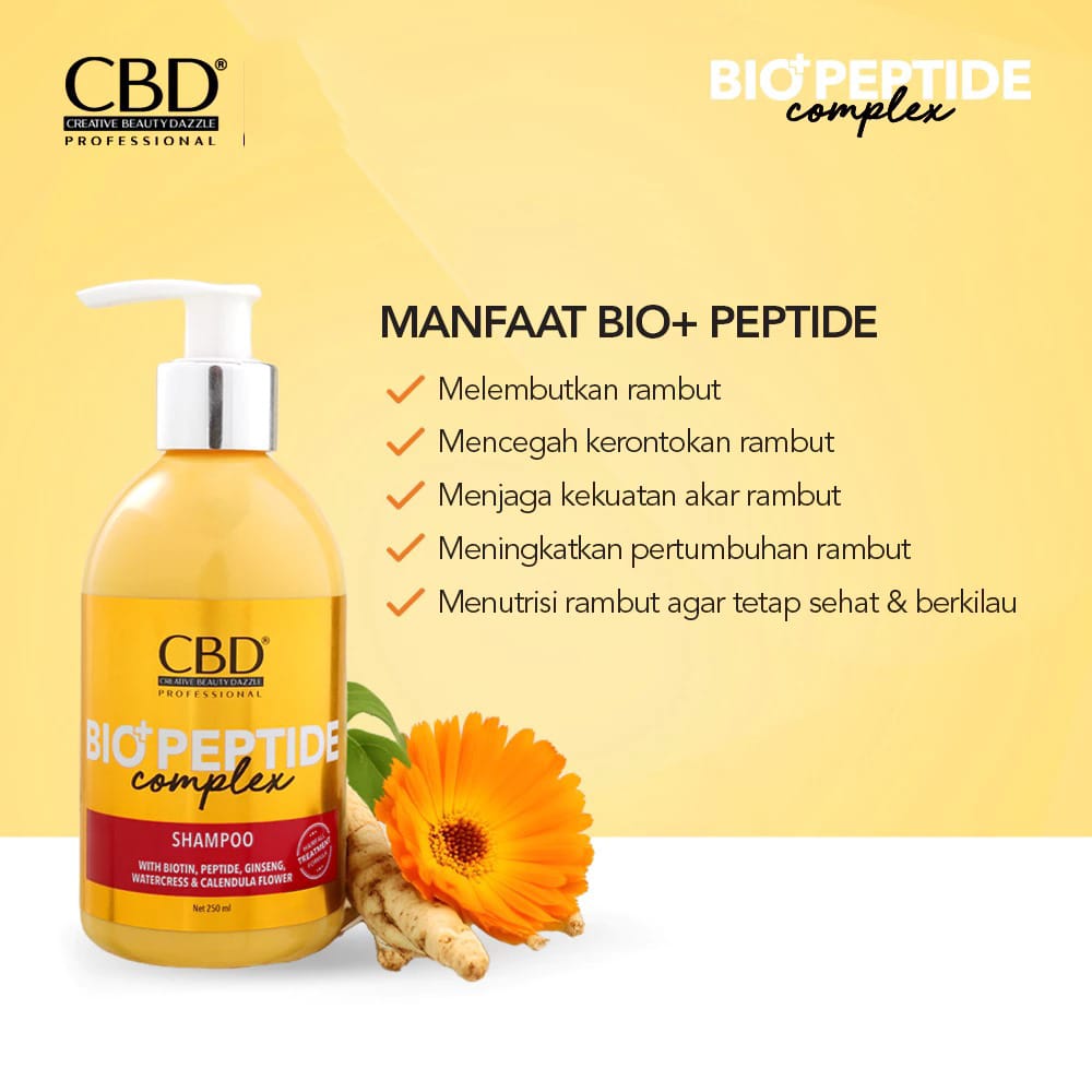 CBD Professional Bio+Peptide Complex (Hairfall Treatment Formula) - Shampoo 250ml
