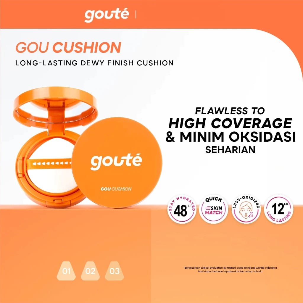 Goute Goucushion Dewy Finish Cushion 15gr - 01 Light Avenue