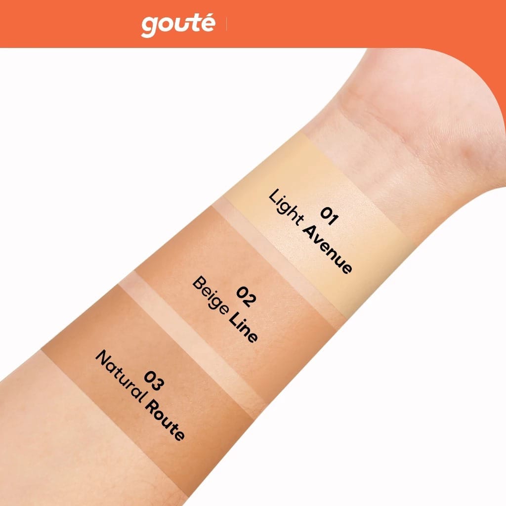 Goute Goucushion Dewy Finish Cushion 15gr - 03 Natural Route