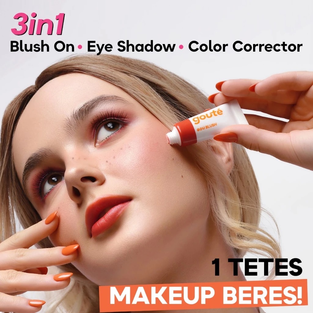 Goute Goublush All In 1 Cream Blush - 01 Sunset Boulevard