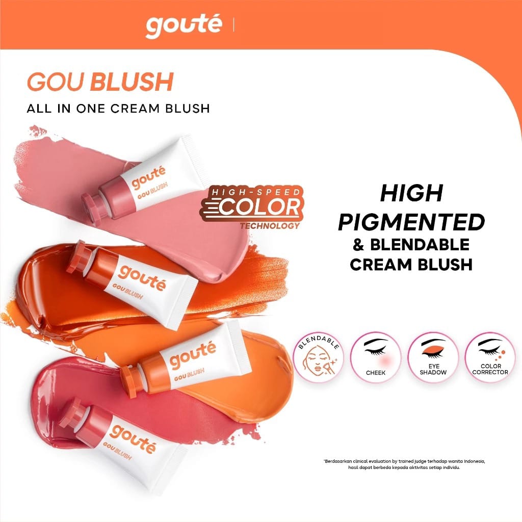Goute Goublush All In 1 Cream Blush - 02 Neon Arcade