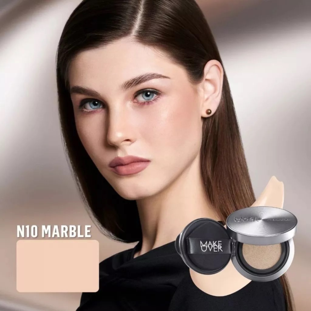 Make Over Hydrastay Prismatic Glass Cushion 24H Strongwear 12gr - N10 Marble
