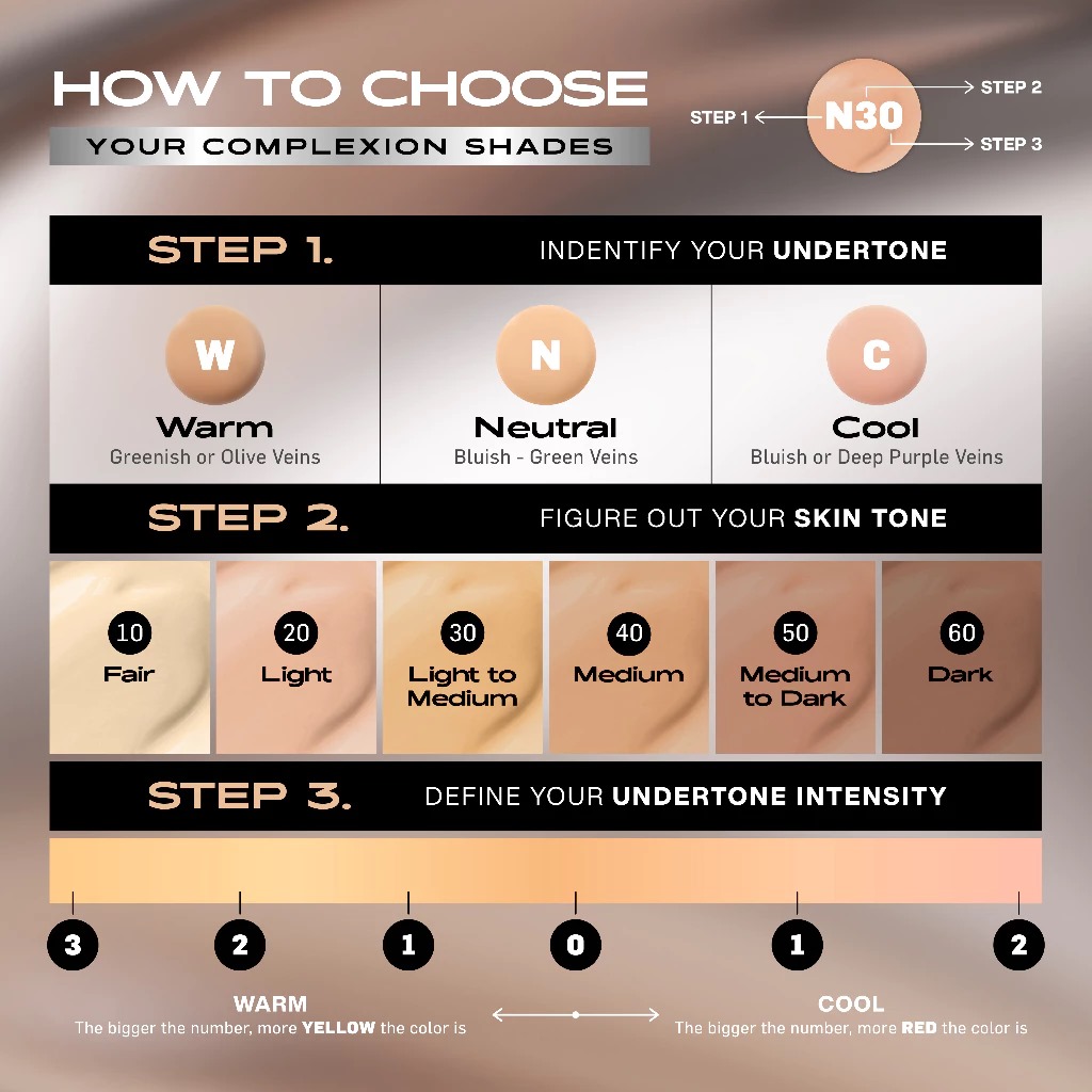 Make Over Powerstay Weightless Liquid Foundation 24H Oil Control 40ml - N30 Natural Beige