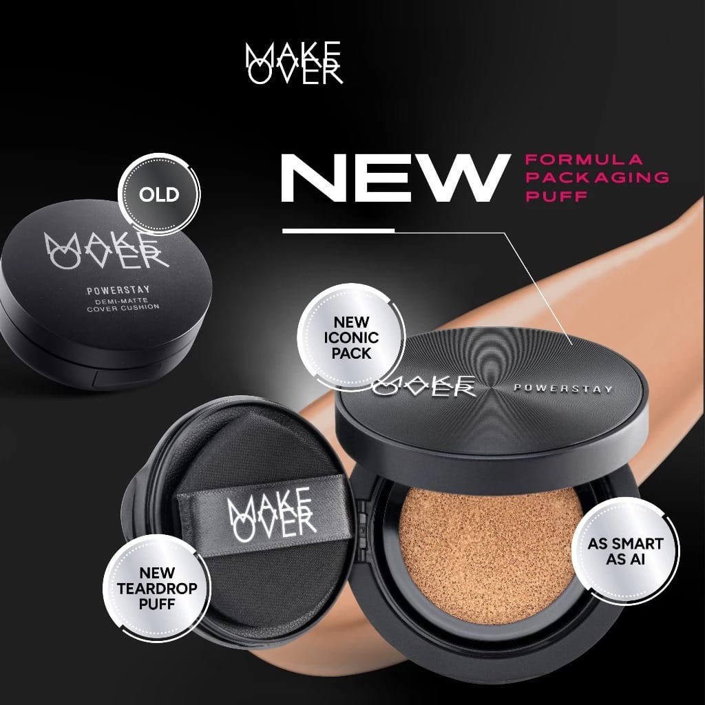 Make Over Powerstay Sync Matte Cushion 24H Strongwear 12gr - C21 Pink Ivory