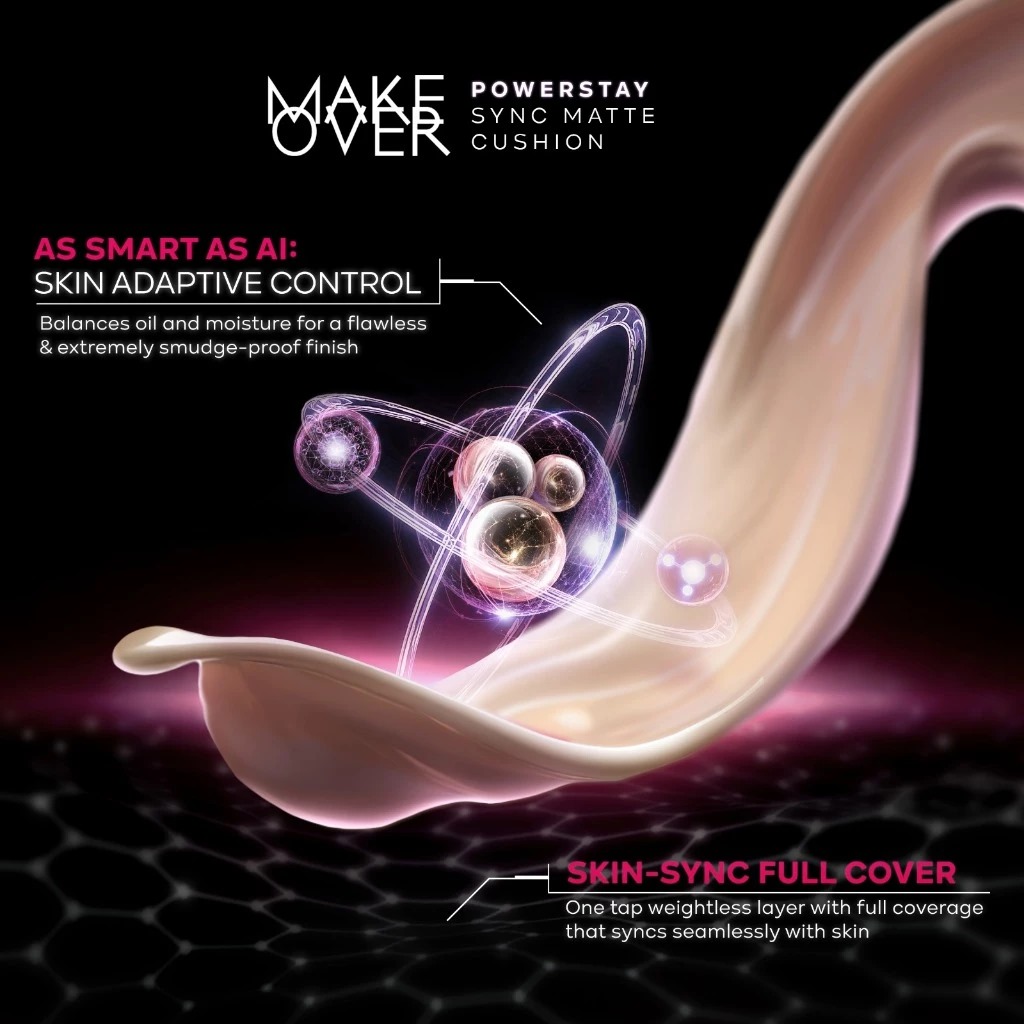 Make Over Powerstay Sync Matte Cushion 24H Strongwear 12gr - N30 Natural Beige