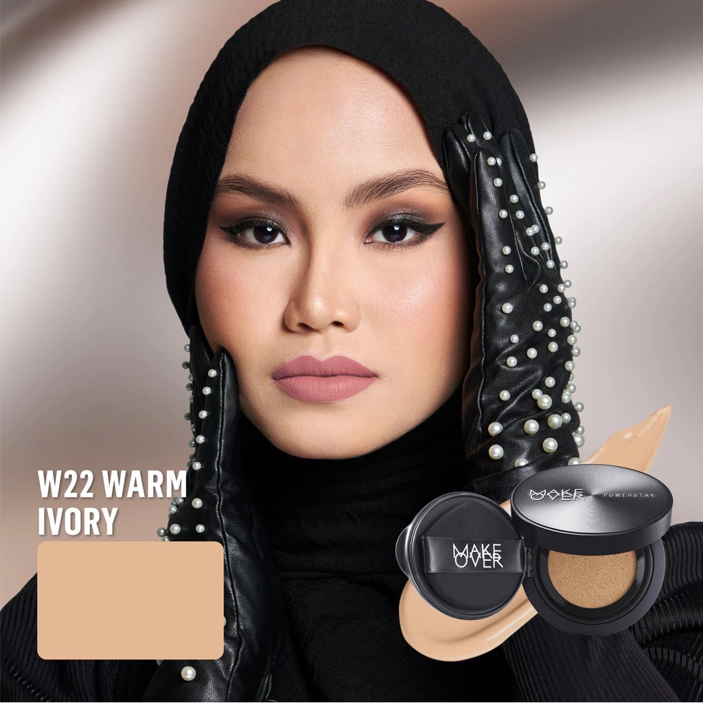 Make Over Powerstay Sync Matte Cushion 24H Strongwear 12gr - W22 Warm Ivory
