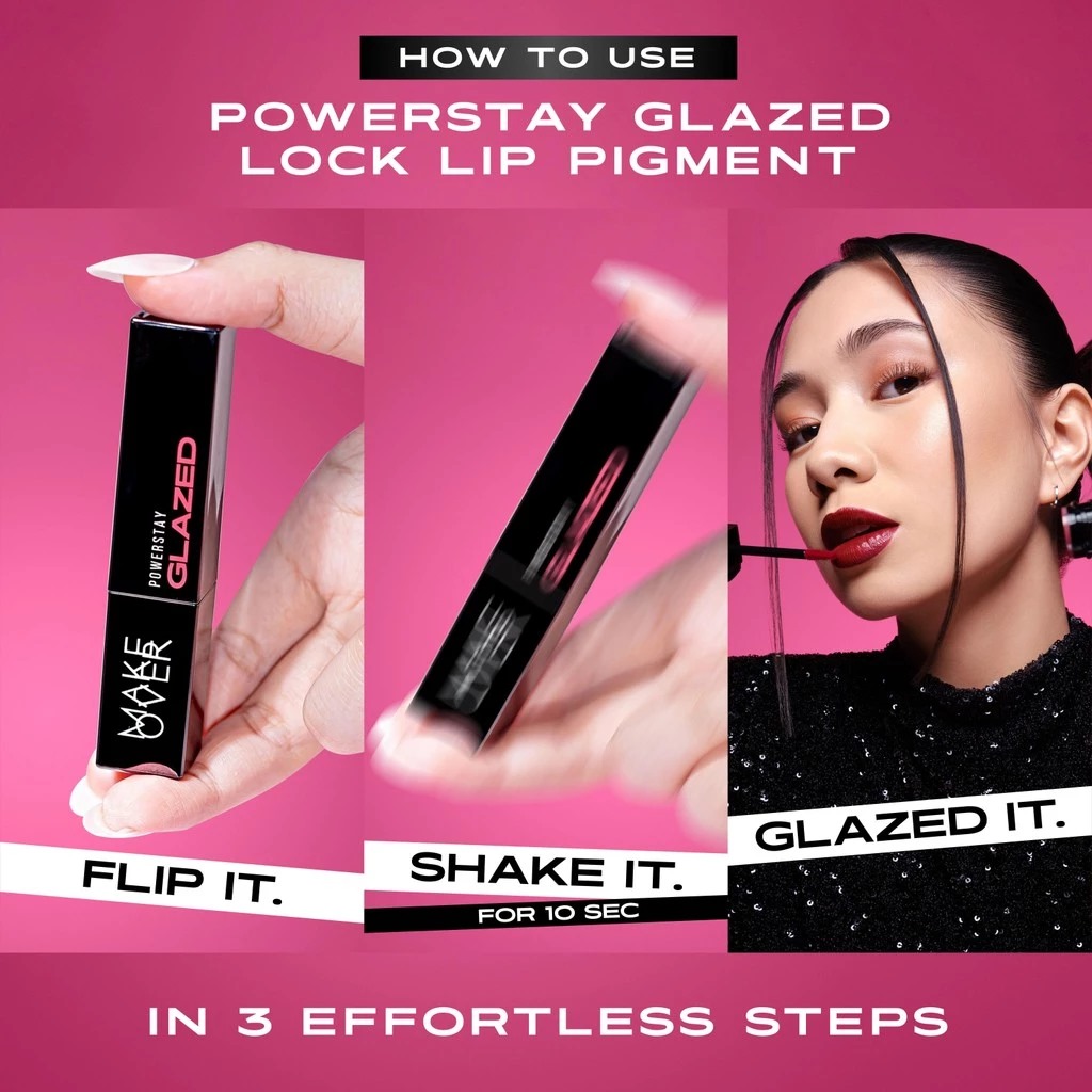 Make Over Powerstay Glazed Lock Lip Pigment 3gr - D07 Hallway