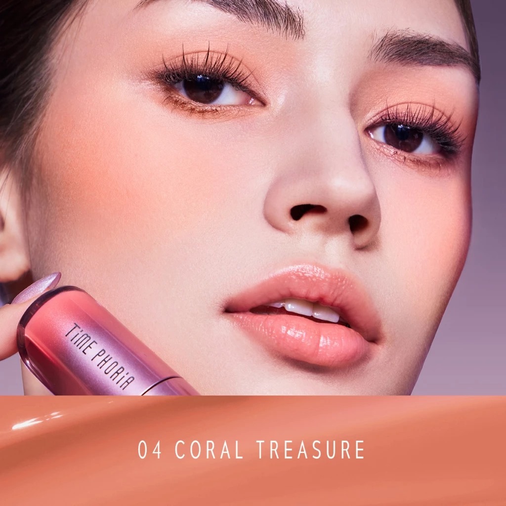 Time Phoria Pandora Cheek Liquid Blush 5gr - 04 Coral Treasure *