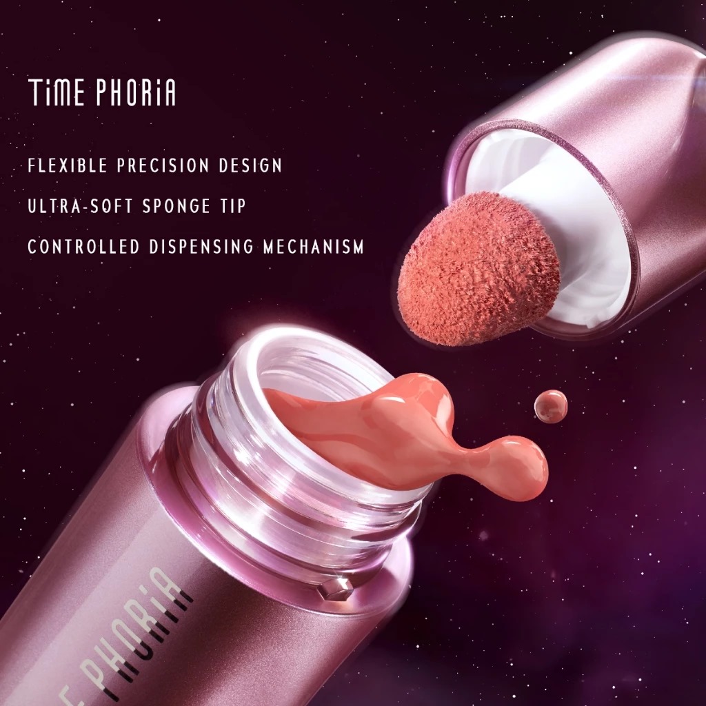 Time Phoria Pandora Cheek Liquid Blush 5gr - 04 Coral Treasure *