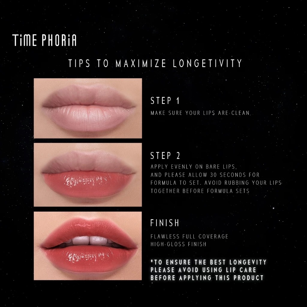 Time Phoria Stellar Dust Lip Stain 5ml - 03 Luxia