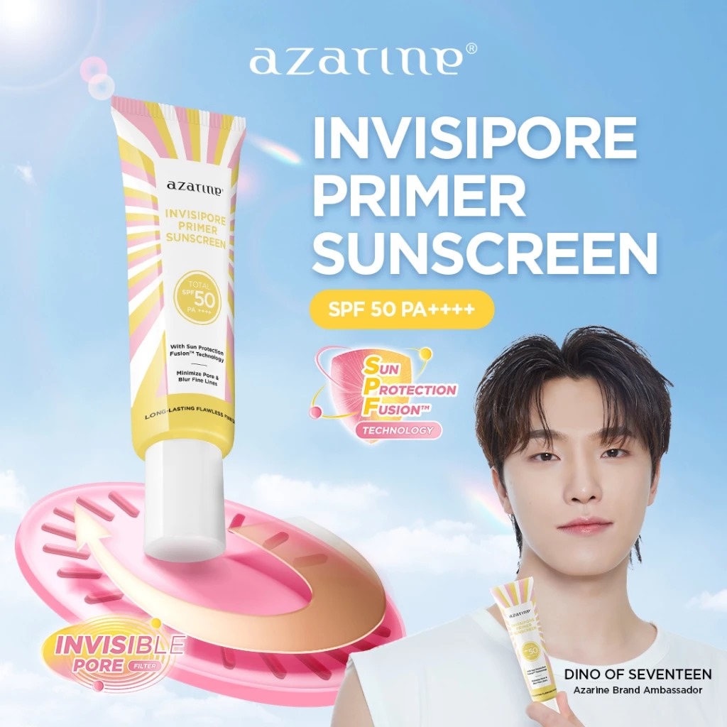Azarine Invisipore Primer Sunscreen SPF50 PA++++ 30ml