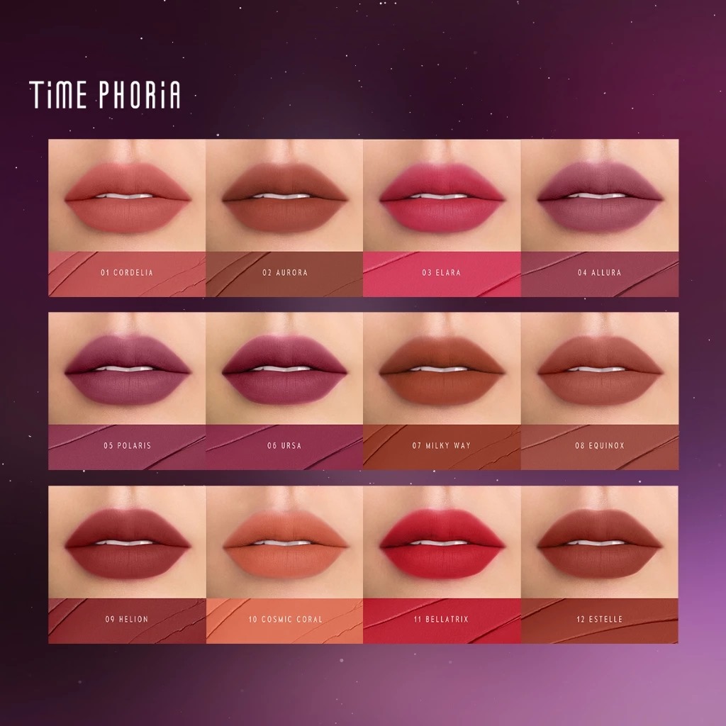 Time Phoria Nebula Velvet Lip Cream 4ml - 04 Allura *
