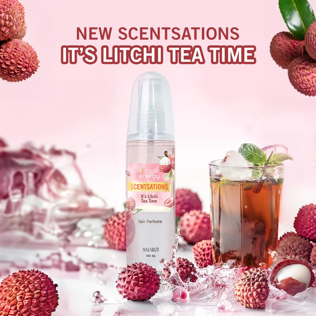Makarizo Hair Energy Scentsations Hair Perfume 100ml - It's Litchi Tea Time