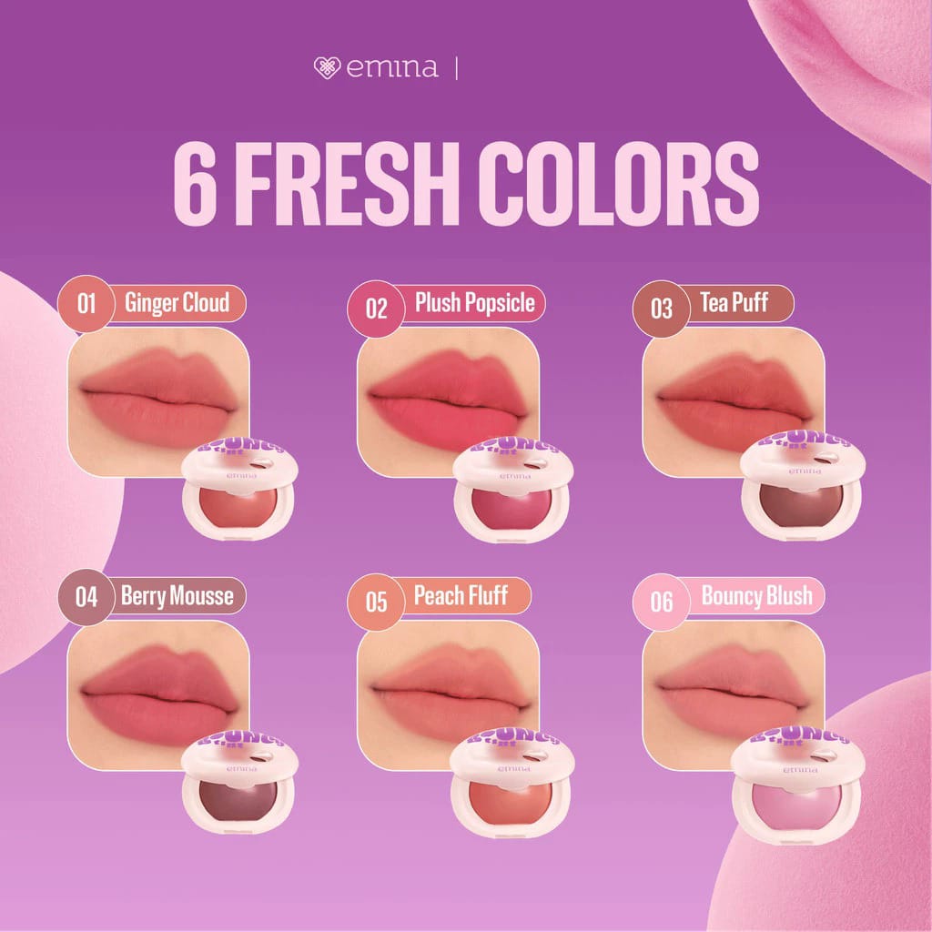 Emina Bouncy Tint 7.4gr - 02 Plush Popsicle