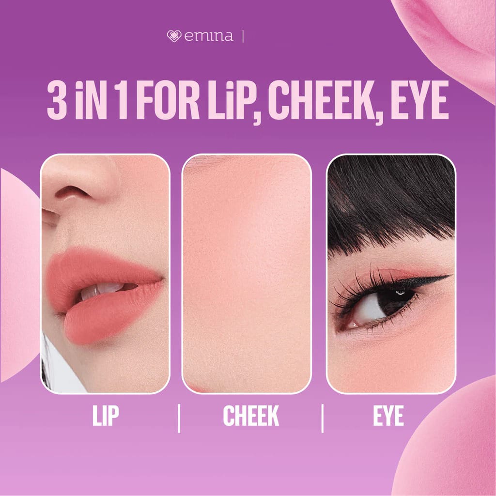 Emina Bouncy Tint 7.4gr - 03 Tea Puff