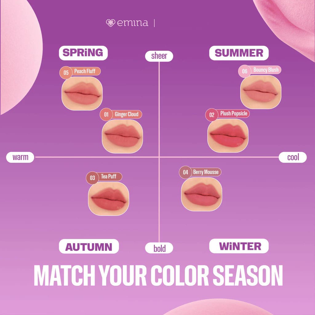 Emina Bouncy Tint 7.4gr - 03 Tea Puff