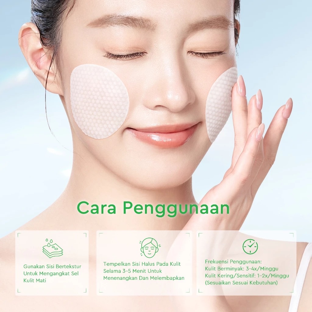 Glad 2 Glow Acne Pads - Centella Salicylic Acid Exfoliating 110gr (30pads)