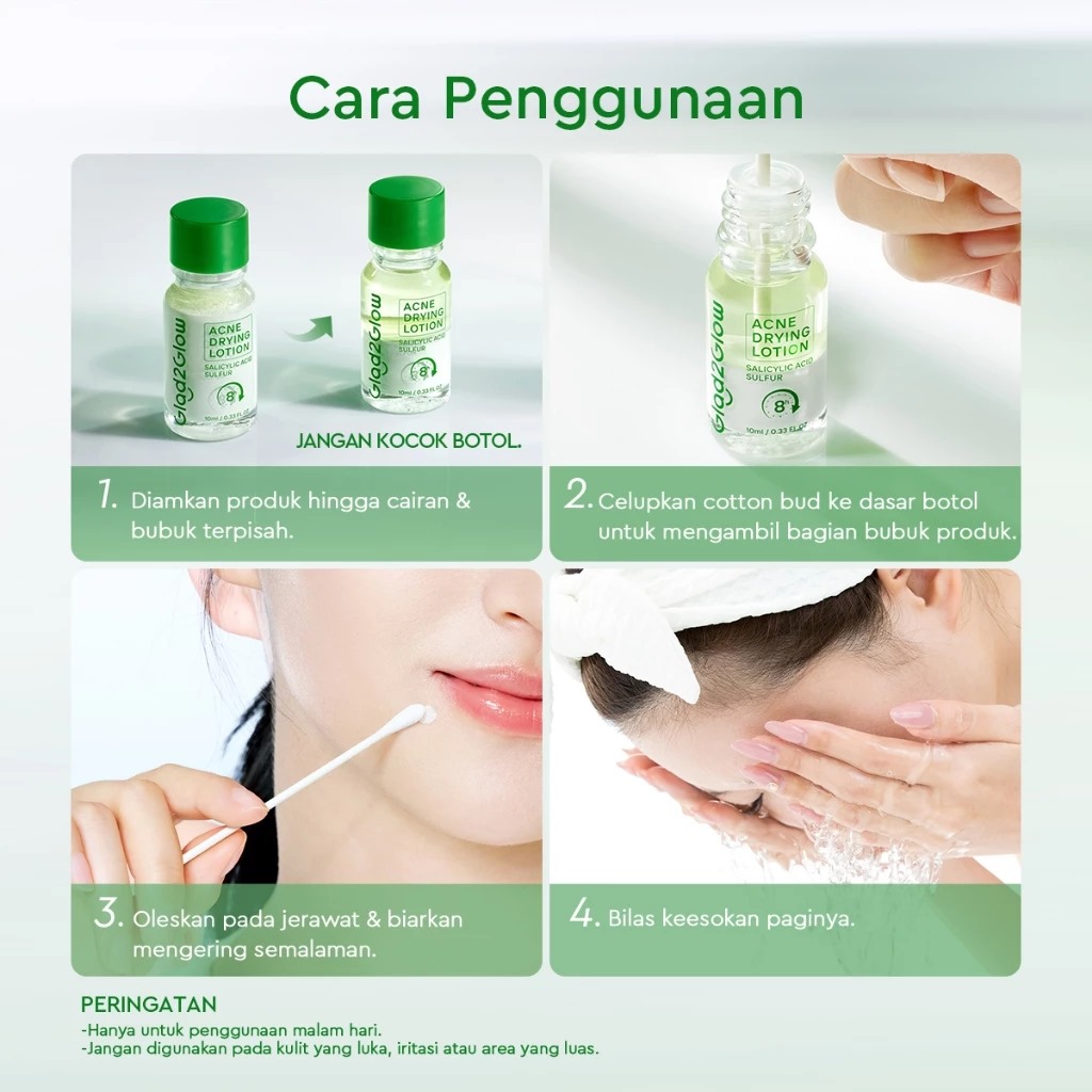 Glad 2 Glow Acne Drying Lotion 10ml