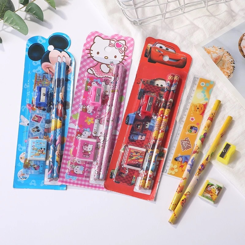 Alat Tulis Karakter Set Mini 5in1 - POOH