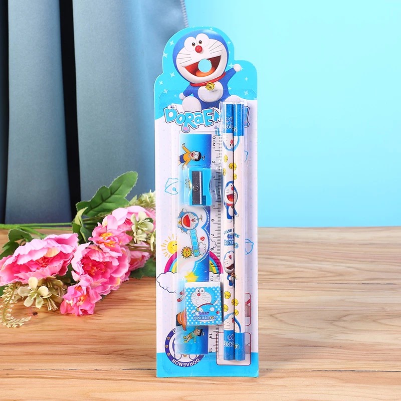 Alat Tulis Karakter Set Mini 5in1 - DORAEMON