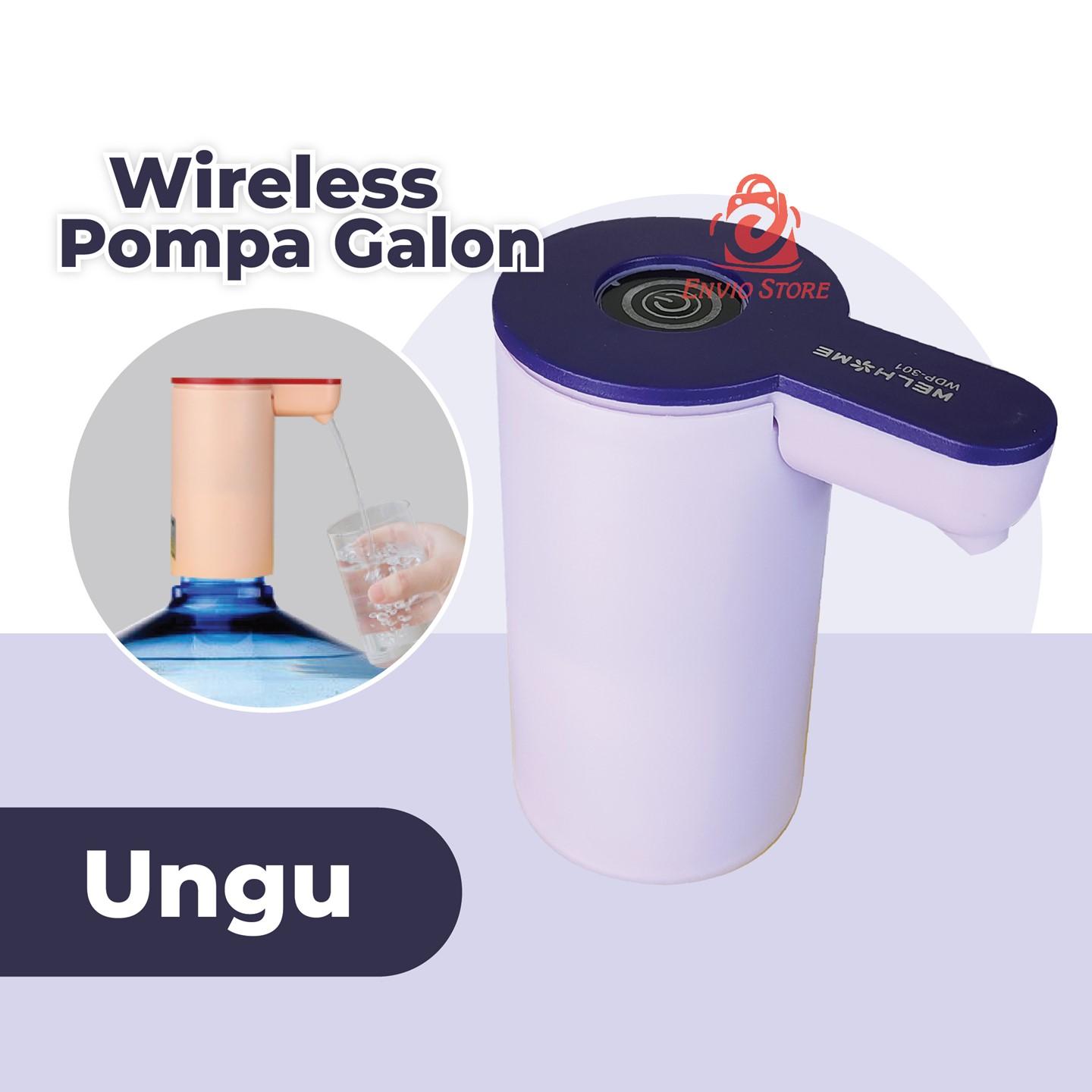 Welhome Pompa Galon Elektrik 1200mAh - UNGU (WDP-301)