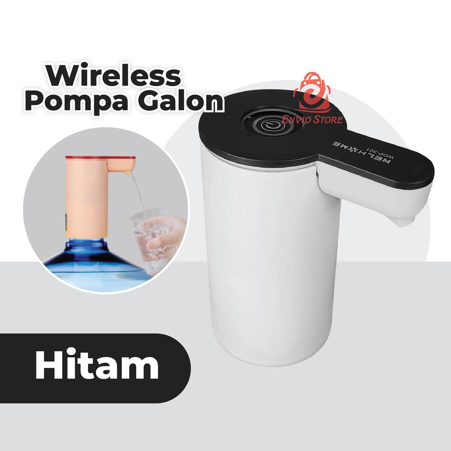 Welhome Pompa Galon Elektrik 1200mAh - HITAM (WDP-301)