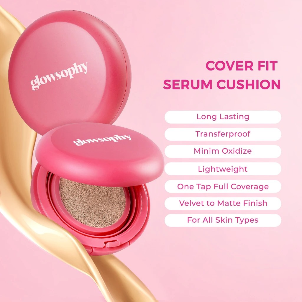 Glowsophy Cover Fit Serum Cushion 11gr - Cedar