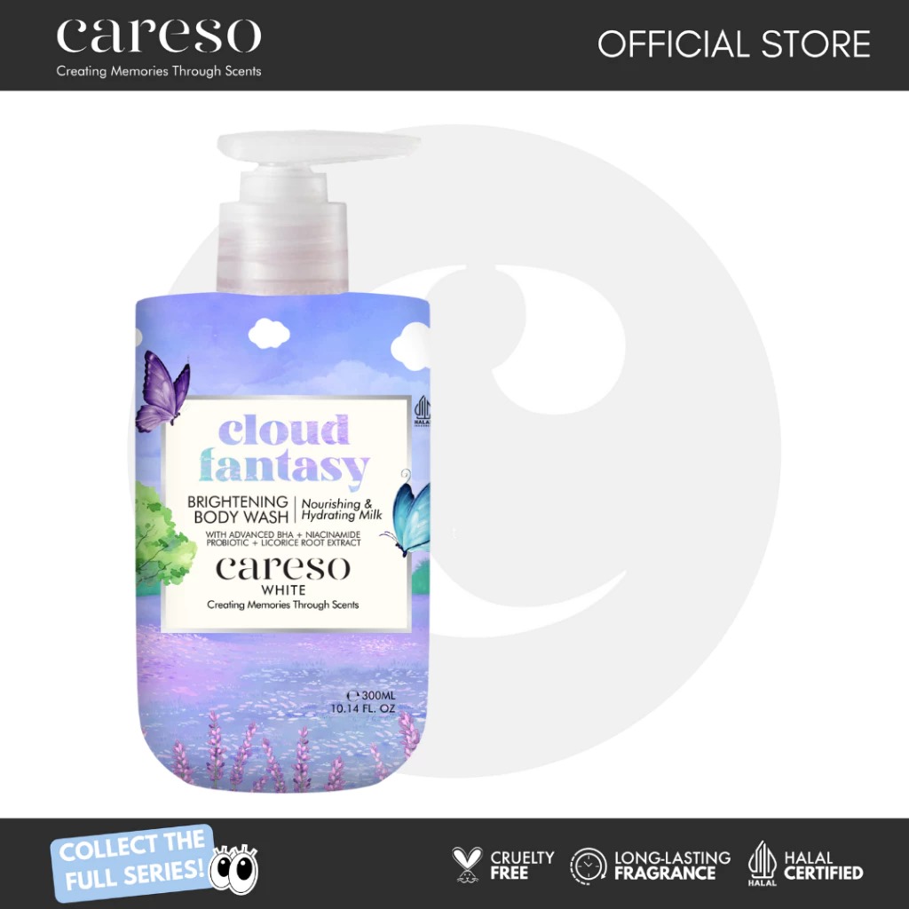 Careso Brightening Body Wash 300ml - Cloud Fantasy