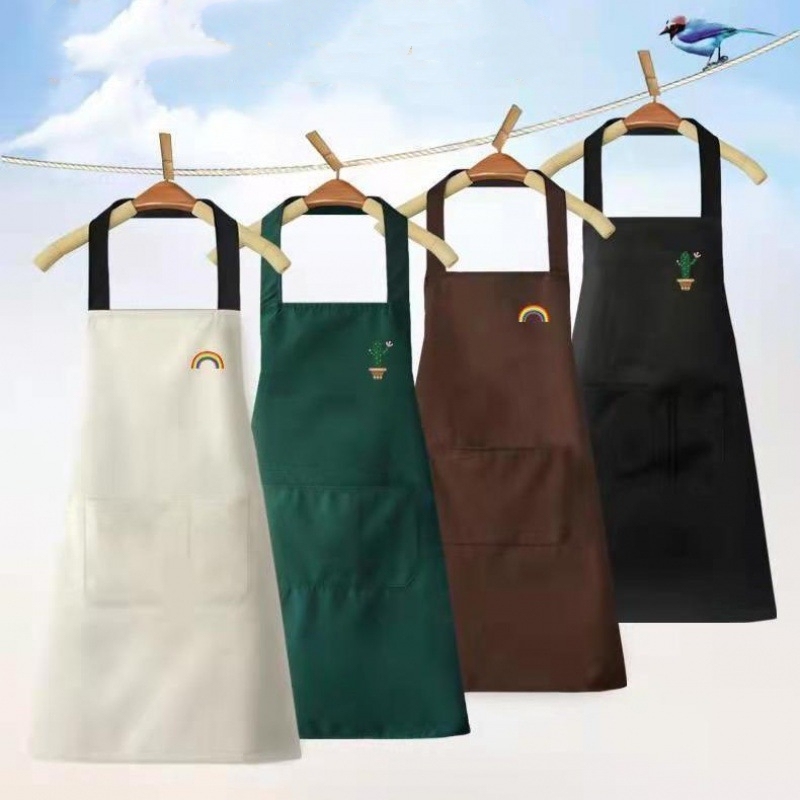 Celemek Masak Polos PVC Premium - HIJAU (Apron Masak Anti Air)