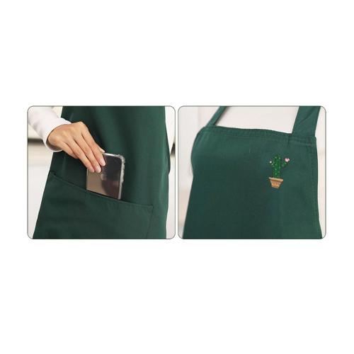 Celemek Masak Polos PVC Premium - HIJAU (Apron Masak Anti Air)
